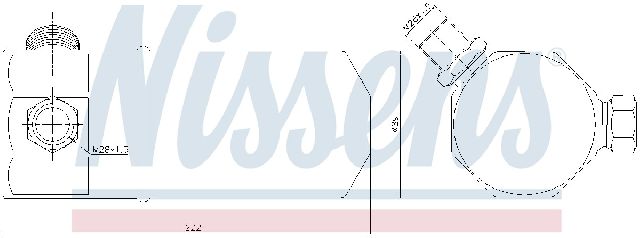 1995-1997 Audi A6 A/C Receiver Drier (Nissens)