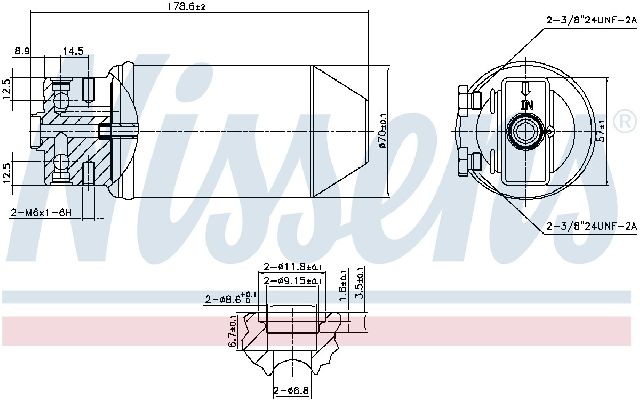 1999-2003 Saab 9-3 A/C Receiver Drier (Nissens)