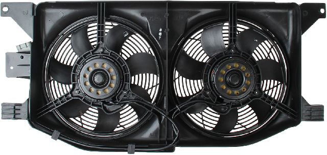 2003-2005 Mercedes-Benz ML350 A/C Condenser Fan Assembly - Left or Right (Nissens)