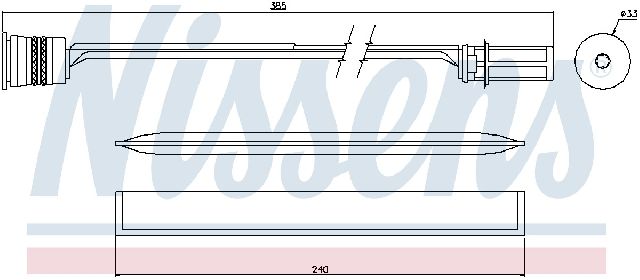 2008-2010 BMW M3 A/C Receiver Drier (Nissens)