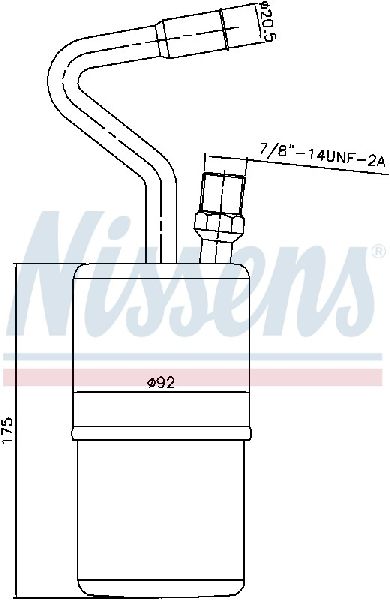 1998-2000 Volvo V70 A/C Receiver Drier (Nissens)