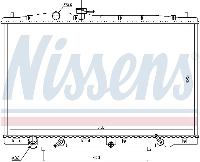2005-2008 Acura RL Radiator (Nissens)