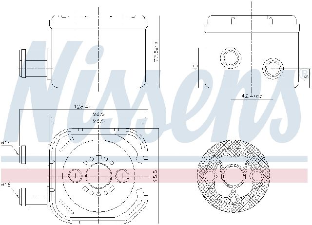 2002-2005 Audi A4 Engine Oil Cooler (Nissens)