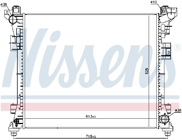 2008-2020 Dodge Grand Caravan Radiator (Nissens)