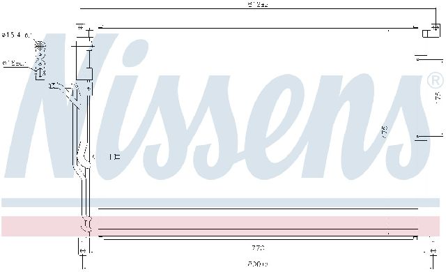 2004-2005 Audi A8 Quattro A/C Condenser (Nissens)