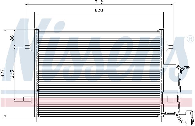 2001-2005 Audi Allroad Quattro A/C Condenser (Nissens)