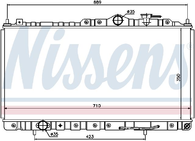2001-2005 Dodge Stratus Radiator (Nissens)