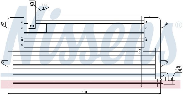 1995-1997 Volkswagen Passat A/C Condenser (Nissens)