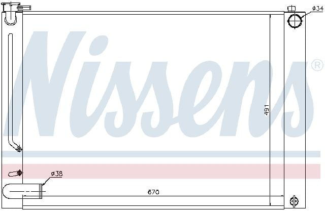 2004-2005 Lexus RX330 Radiator (Nissens)