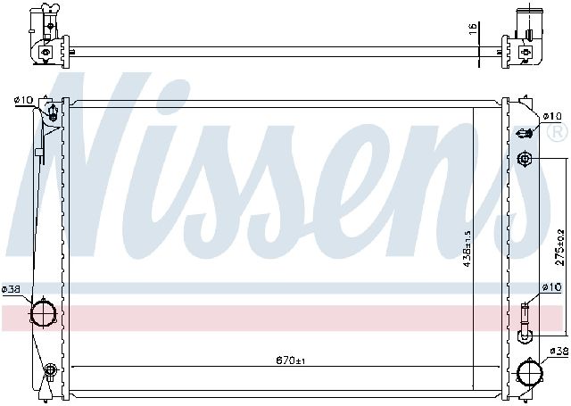 2006-2012 Toyota RAV4 Radiator (Nissens)