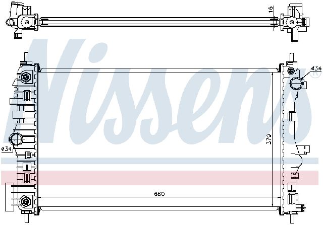 2011 Saab 9-5 Radiator (Nissens)