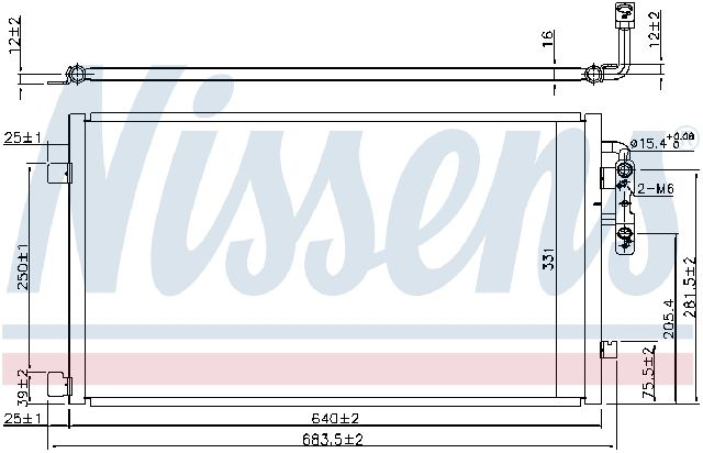 2014-2021 BMW i3 A/C Condenser (Nissens)