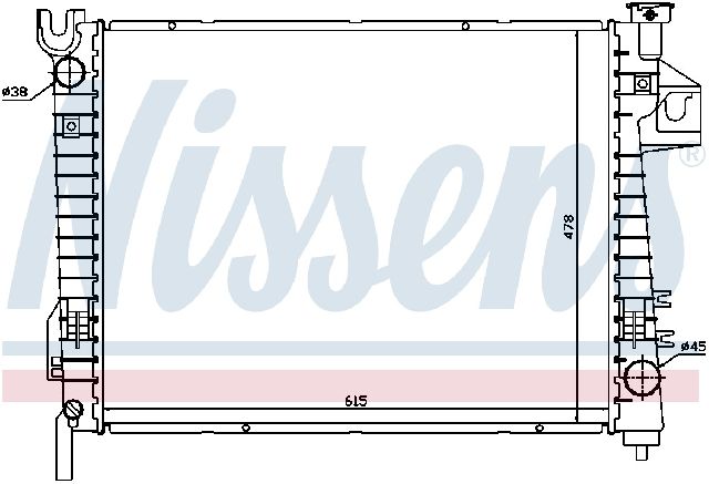 2002-2008 Dodge Ram 1500 Radiator (Nissens)