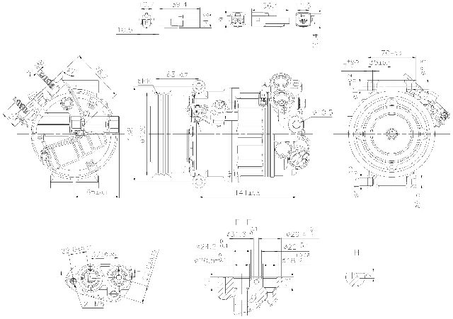 2015-2016 Volvo S80 A/C Compressor (Nissens)