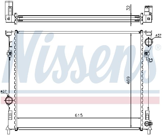 2005-2023 Chrysler 300 Radiator (Nissens)