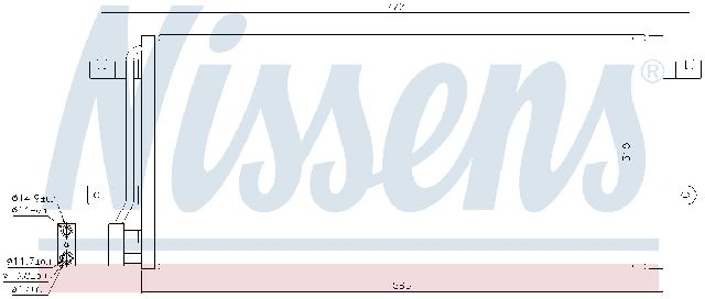 1997-2000 Volkswagen EuroVan A/C Condenser (Nissens)