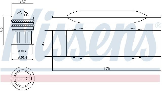 2015-2016 Audi Q3 A/C Receiver Drier (Nissens)