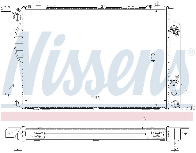 1994-1998 Audi Cabriolet Radiator (Nissens)