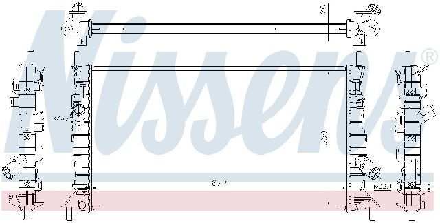 2004-2009 Mazda 3 Radiator (Nissens)