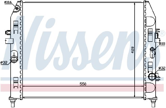 2006-2015 Mazda MX-5 Miata Radiator (Nissens)