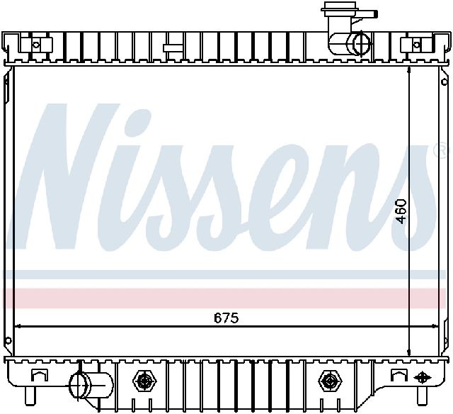 2005-2009 Saab 9-7x Radiator (Nissens)