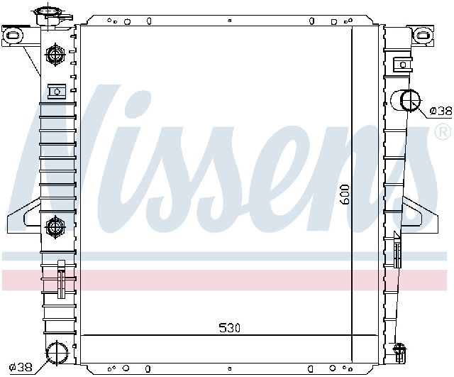 2001-2005 Ford Explorer Sport Trac Radiator (Nissens)