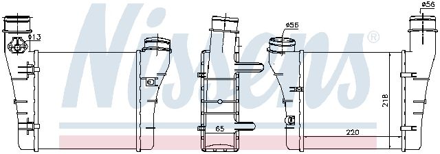 2005-2009 Audi A4 Intercooler - Left (Nissens)