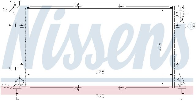 1995-1999 Subaru Legacy Radiator (Nissens)