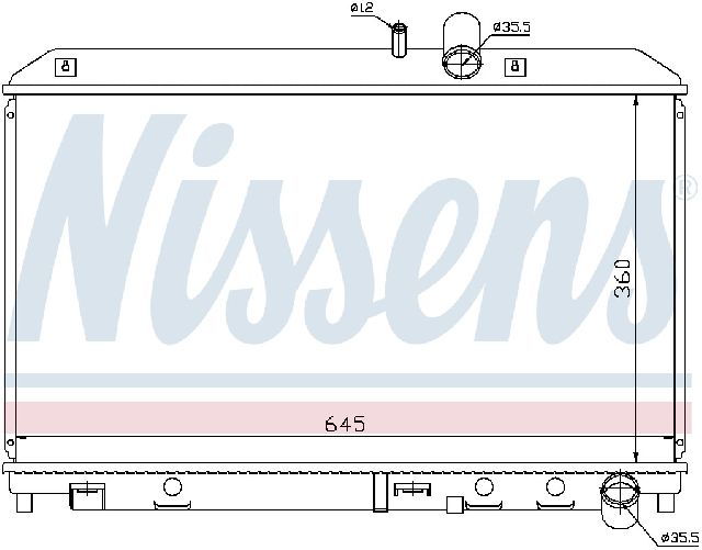2004-2008 Mazda RX-8 Radiator (Nissens)