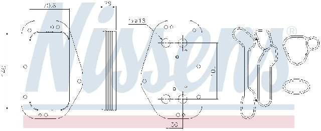 2011-2015 Chevrolet Cruze Engine Oil Cooler (Nissens)