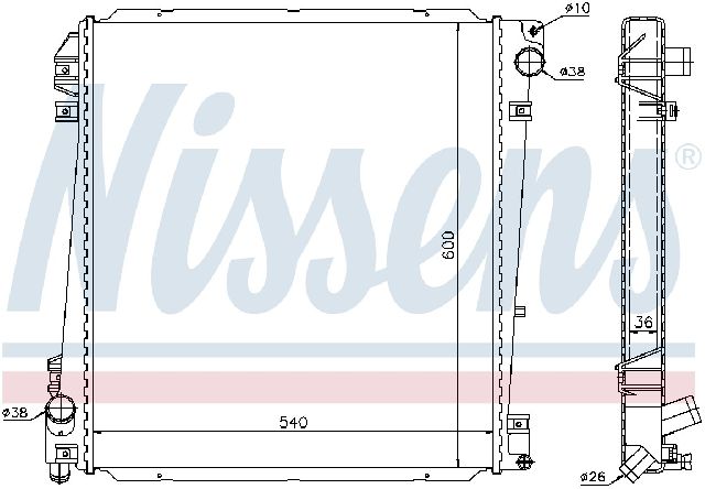 2002-2005 Ford Explorer Radiator (Nissens)