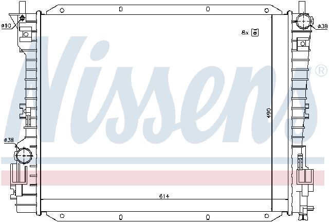 2005-2009 Ford Mustang Radiator (Nissens)
