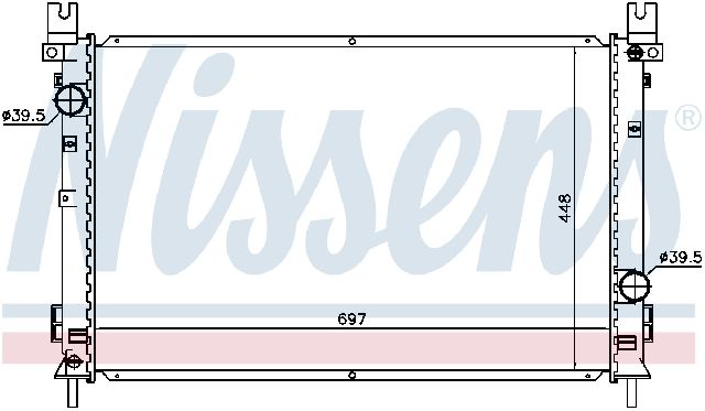 2004-2006 Chrysler Pacifica Radiator (Nissens)