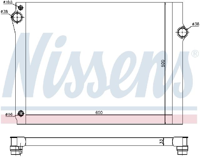 2009-2012 BMW 750i Radiator (Nissens)