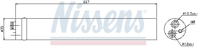 2009-2017 Volkswagen Tiguan A/C Receiver Drier (Nissens)