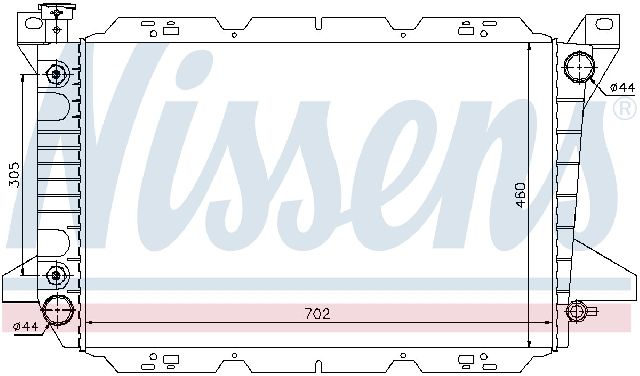 1985-1996 Ford F-150 Radiator (Nissens)