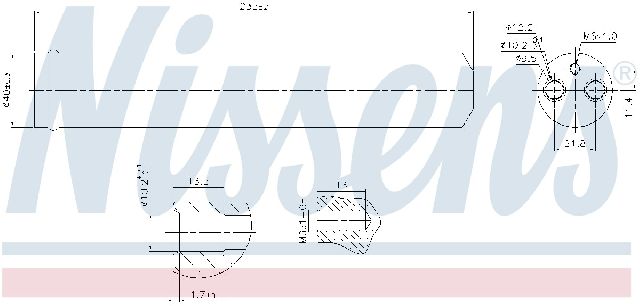 2003-2007 Nissan Murano A/C Receiver Drier (Nissens)