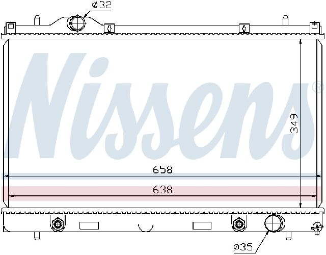 2000-2005 Dodge Neon Radiator (Nissens)
