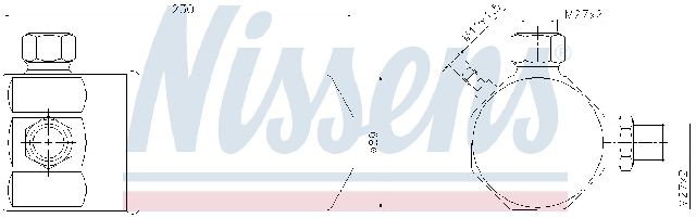 1997-1998 Volvo S90 A/C Receiver Drier (Nissens)