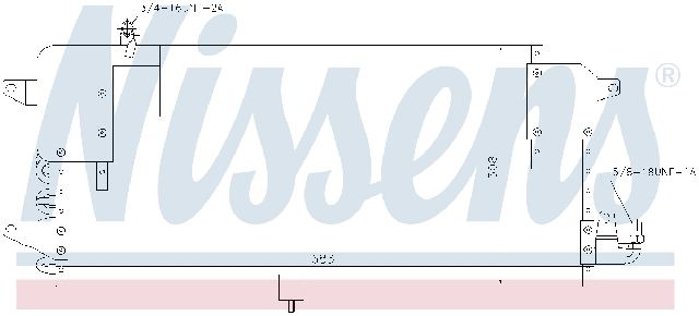 1990-1992 Volkswagen Passat A/C Condenser (Nissens)