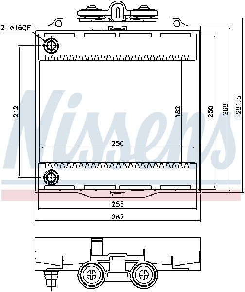 2012-2016 BMW 528i Radiator (Nissens)