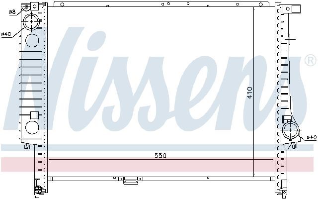 2001-2002 BMW Z3 Radiator (Nissens)