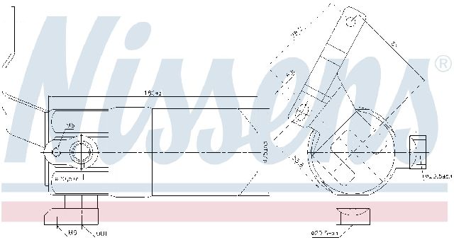 2005-2009 Audi A8 Quattro A/C Receiver Drier (Nissens)