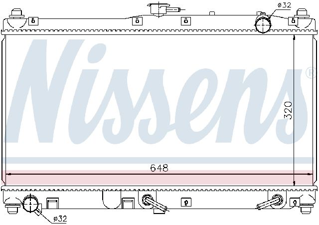 1999-2005 Mazda Miata Radiator (Nissens)