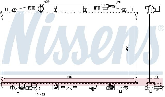 2009-2014 Acura TSX Radiator (Nissens)