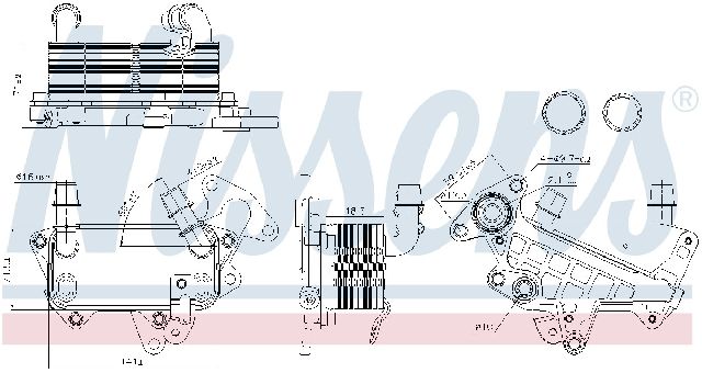 2006-2010 Volkswagen Passat Automatic Transmission Oil Cooler (Nissens)