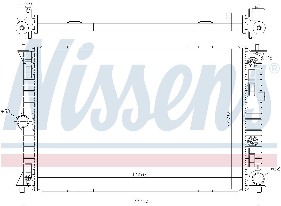 2010, 2009 Mazda 6 Radiator