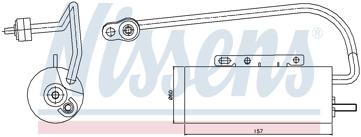 2011, 2010, 2009, 2008, 2007, 2006, 2005, 2004, 2003 Saab 9-3 A/C Receiver Drier