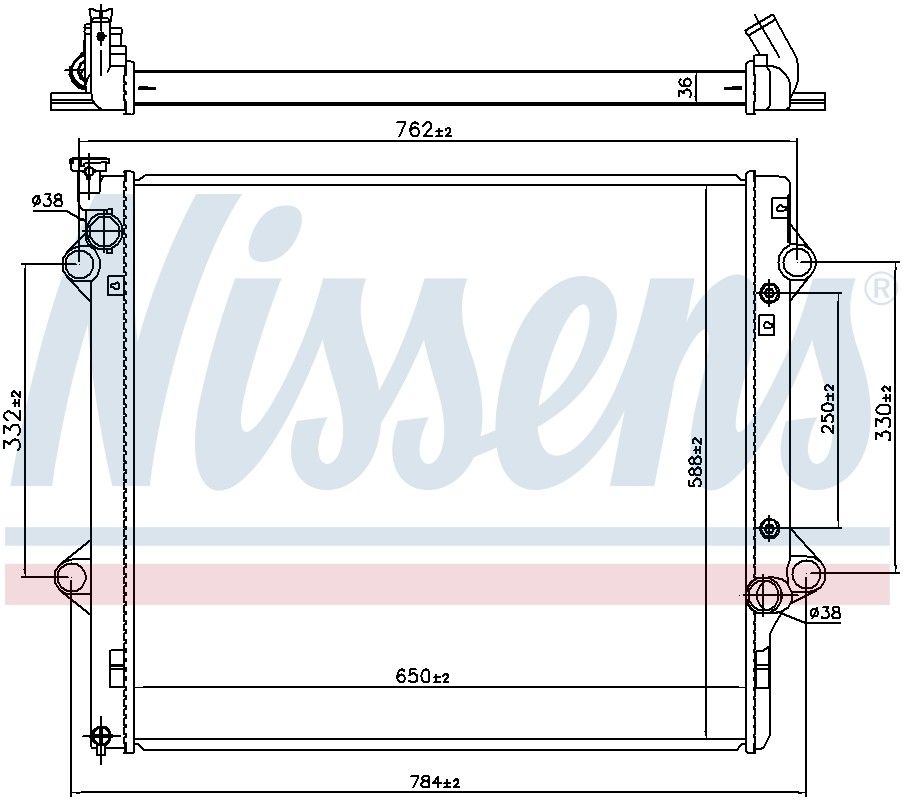 2009, 2008, 2007, 2006, 2005, 2004, 2003 Lexus GX470 Radiator