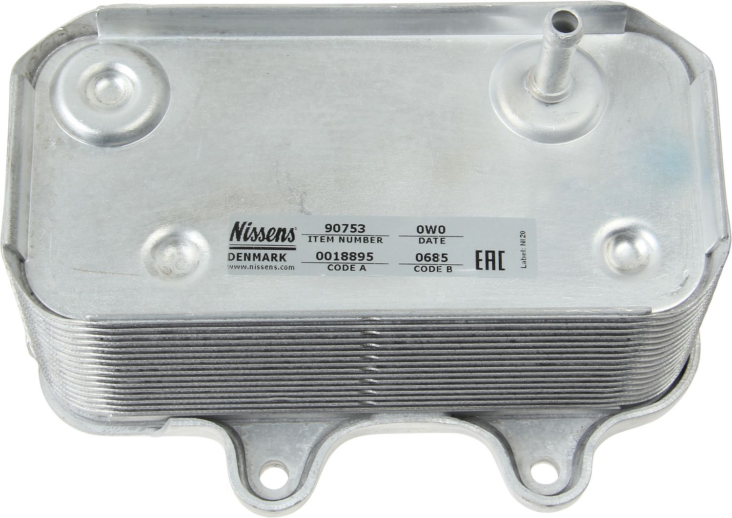 2008, 2007, 2006, 2005, 2004, 2003, 2002, 2001, 2000, 1999, 1998, 1997 Porsche Boxster Engine Oil Cooler